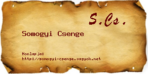 Somogyi Csenge névjegykártya